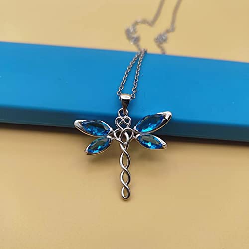 Dragonfly Necklace Sterling Silver Dragonfly Pendant Necklace Cute Dragonfly Jewelry Gifts For Women Girls #TOP3