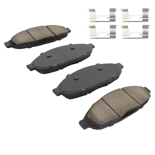 QUALITY-BUILT Front Ceramic Brake Pads, Premium 1001-0997C, Compatible with 2004-2008 Chrysler Pacifica by Quality-Built - Used condition - Image 2