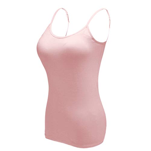 Women With Built In Padded Bra Fitness Workout Running Shirts Camisole Underwear
