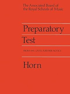 Preparatory Test for Horn