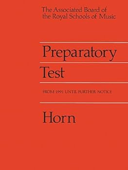 Paperback Preparatory Test for Horn Book