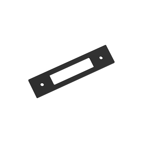 Image of Amerock Medora 3-3 /4 inch Matte Black Backplate