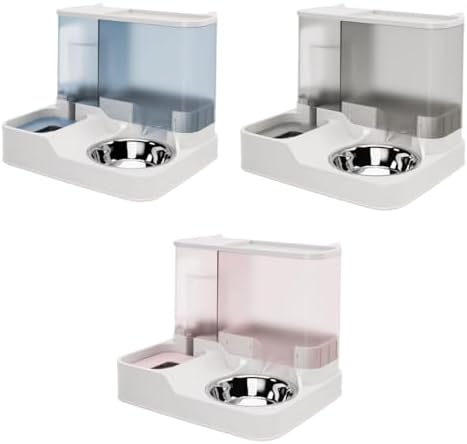 Comedouro Alimentador automático Com Bebedouro por gravidade e dispens...