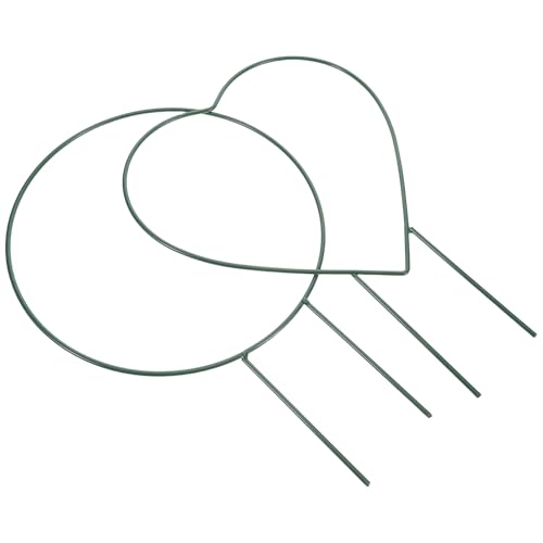 Toyvian 2�� �K�[�f���T�|�[�g�t���[�� �A�C�A�����ό󐫃N���C�~���O�v�����g�X�^���h ��؂Ɖԗp�����O���p ���|�p����� �n�[�g�^�Ɗی^