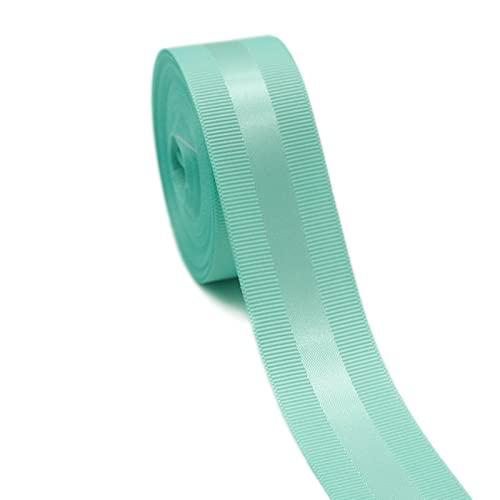 AHUI 25 mm / 38 mm 47 metrów rypsowa krawędź satynowe wstążki do rękodzieła DIY kokardki do włosów opakowanie prezent dekoracja ślubna