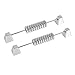 Ruitutedianzi Upgrade 2Pcs Metal Table Football Counter 10 Numbers Scoring Score Counter Indicator for Standard Foosball Tables