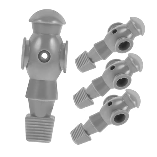ERINGOGO 4 Piezas Jugador De Futbolín Mesa Multijuegos Luz De La Noche De Fútbol Mesa De Futbol Figuras De Acción De Fútbol Juguetes Accesorios para Futbolín Deportes Grey Resina Ambiental
