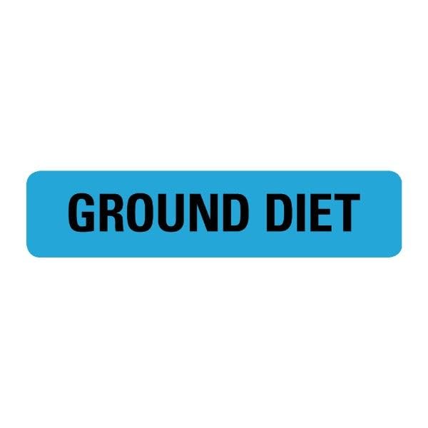 LabelValue Ground Diet Food Service Medical Labels LV-MFSL28