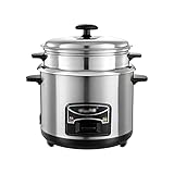 ★ Función de tres en uno: esta olla tiene 3 funciones diferentes, a saber, hervir, cocer al vapor y mantenerse caliente. Se puede cocinar rápidamente durante 25 minutos, apto para arroz, pasteles, etc.