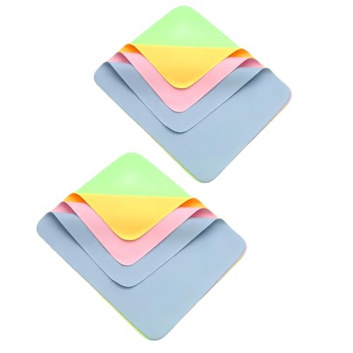 Image of Microfiber Cleaning Cloth for Laptop Screens, Monitors, Keyboards, Phones, Cameras, Tablets, Sunglasses & More - Soft, Lint-Free, Reusable Wipes - Random Colors (Pack Of-10)
