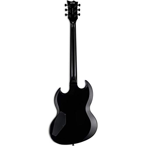 Esp Ltd Viper-201B Baritone Electric Guitar, Black #TOP1