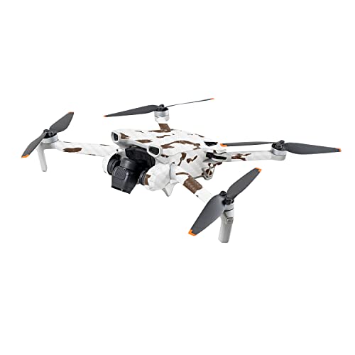 Image of MightySkins Carbon Fiber Skin Compatible with DJI Mini 3 - Brown Cow | Protective, Durable Textured Carbon Fiber Finish | Easy to Apply | Made in The USA