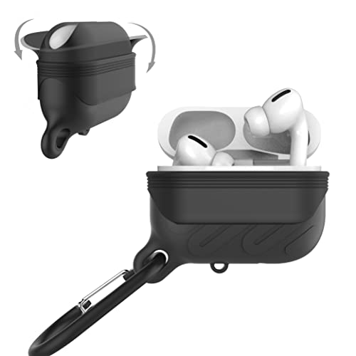 Waterproof Case For Airpods Pro 2Nd Generation And Airpods Pro Case Anti-Lost , Wireless Charging, Led Light Visible（Blacknight） #TOP5