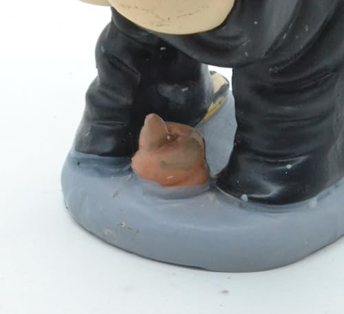 BETTER WITH FRIENDS - Groß XXL - Versteckte Krippenfigur 15 cm - Finde die Weihnachtsfigur, Krippen-Szenen-Set, Jesus - 3 Könige - Keramikfigur, Braun