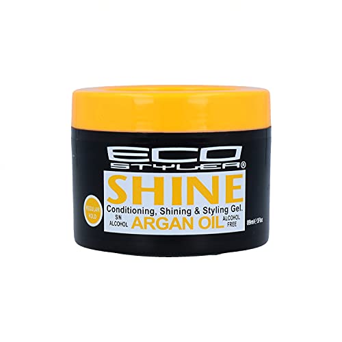 Eco Styler Shine Gel Argan Oil, Aplica, 89 ml (Paquete de 1), 140
