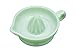 Kitchen Craft KCJUICEGRN - Exprimidor de limón de vidrio con leche, exprimidor de cítricos, color Verde jade, 17 x 12.5 x 6.5 cm