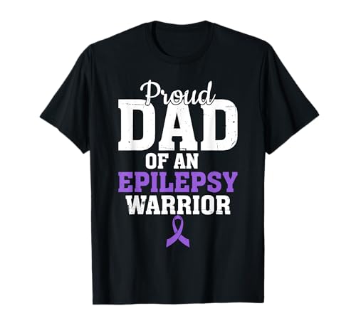 Fier père d'un guerrier de l'épilepsie, Purple Epilepsy Awareness T-Shirt