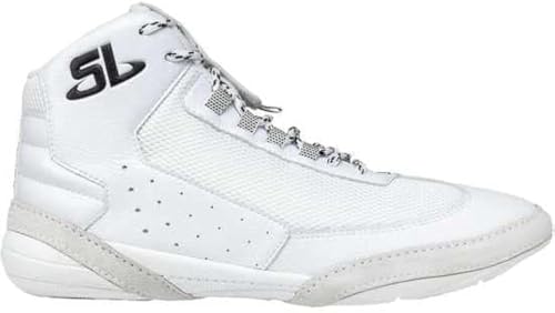 ScrapLife Wrestling | Limited Edition Ascend One White Wrestling Shoes | Signature Gable Steveson | Premium Quality | Wrestlers Choice!