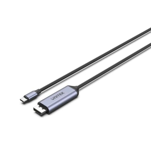 Image of UNITEK Cable Adapter USB-C - DP 1.4 8K 60Hz 1 8M