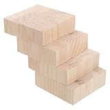 Multi-usages : ces rehausseurs sont idéaux pour divers meubles, notamment les lits, les bureaux et les chaises, et servent également de patins pour les planchers de bois franc