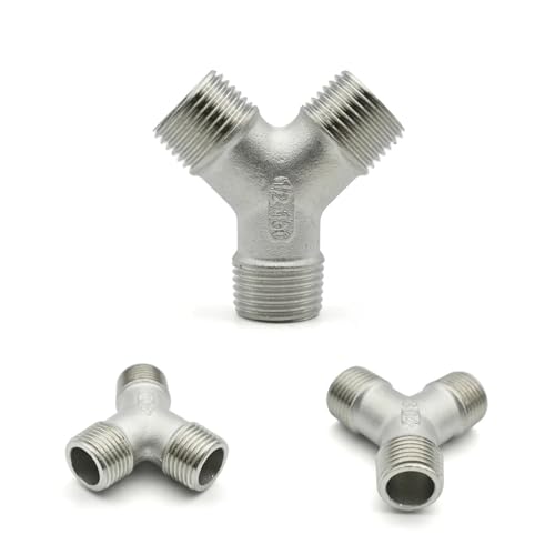 1 Pieza De Accesorios De Acero Inoxidable 304 De 3/4 Vías, Codos, Rosca Macho/hembra BSP De 1/4', 1/2', 3/4', 1' Y 2'.(Y-Y-Way-M,3/8')
