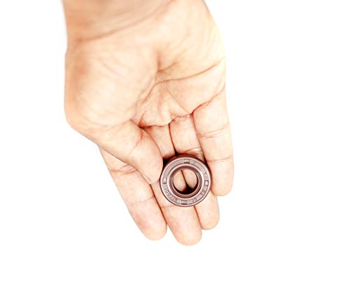 Timken National Seals 412119 Nitrile Oil Seal - Solid, 2.375 in Shaft, 3.355 in OD, 0.375 in Width, 41 Design, Nitrile Lip Material