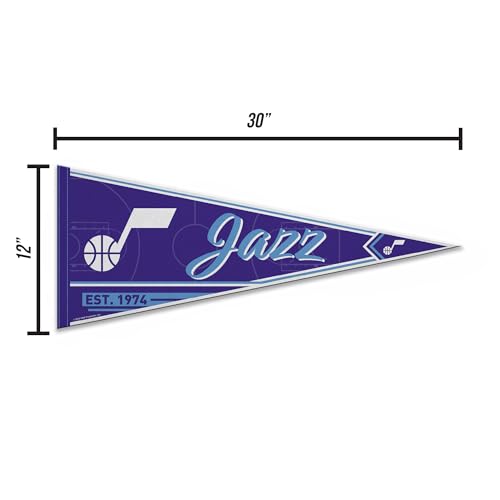 Image of Rico Industries NBA Basketball 12 inch x 30 inch Felt Wall Decor Pennant - Great for Home /Bed Room /Man Cave Decor