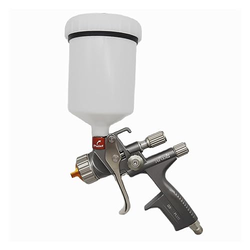 PHLeaz Pistola pulverizadora G5 Plus con Adaptador Tanque de Mezcla Pistola pulverizadora de Aire con Tanque sin Lavado de conexión rápida Taza mezcladora de Pintura pulverizador de Pintura (Color :