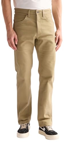 WRANGLER - Mens Jeans - Regular Fit - Peak Comfort - Military Khaki