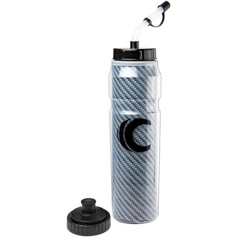 Cannon Sports Insulated Squeeze Water Bottle with Straw, Leak Proof Lids, Double Wall Insulation, Wide Mouth, BPA-Free, 28oz (Single Bottle, Black) Cover