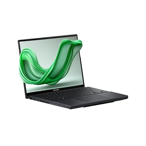Image of Asus Zenbook Duo Dual Laptop, Intel Ultra 9-285H, 32 GB LPDDR5X RAM, 4 TB PCIe SSD, 14'' WUXGA (1920x1200) OLED Touchscreen, Intel Arc Graphics, Backlit Keyboard, W11 Home, Inkwell Gray+Traix MousePad