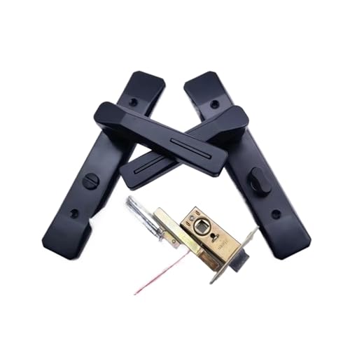 Serrure à poignée de sécurité sans clé métal durable 35mm pour porte - 2