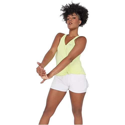 Fila, Regata Fem. Dots Ii Amarelo Neon Light