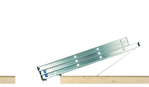 Abru 37000 3 Section Compact Aluminium Loft Ladder, Comfort D-Shaped Rungs, Inc. Stowing Pole, 150kg Load Capacity, Safety Certification EN14975, 5 Year Guarantee 3 Abru 37000 3 Section Compact Aluminium Loft Ladder, Comfort D-Shaped Rungs, Inc. Stowing Pole, 150kg Load Capacity, Safety Certification EN14975, 5 Year Guarantee - Image 3