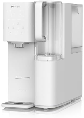 Philips Reverse Osmosis Water Filter Countertop ADD6926WH/37, 6 Stage RO Water Filtration System Purifier Dispenser with Aquaporin Technology, NSF/ANSI 372 Certified, Reduce TDS Lead