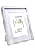 Chely Intermarket | 22A2B | Marco de Foto con paspartú A4 / MOD-351 / (Medida Interior con paspartú 15x20cm) (Blanco) | El Marco Queda al Nivel de la Pared, diseño Elegante. (351-A4-0,70)