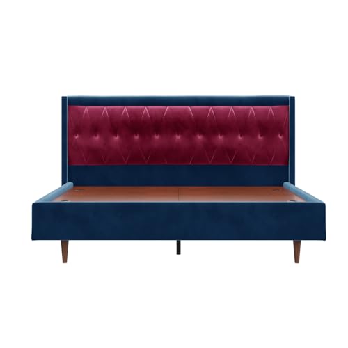 Image of Wakefit Asterion King Size Non Storage Upholstered Bed