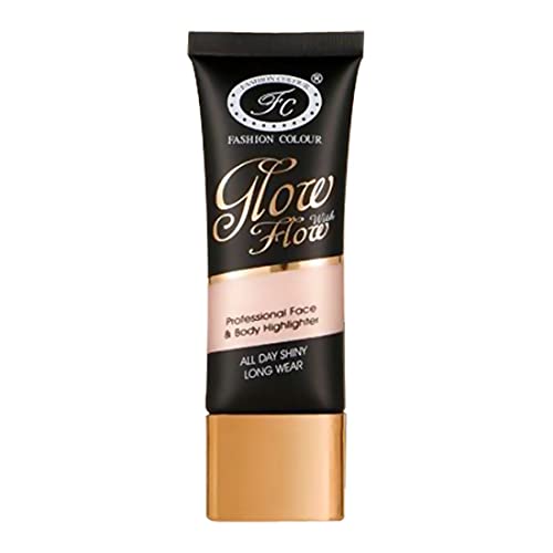 Image of Fashion Colour Glow with Flow Professional Face and Body Highlighter II Waterproof, Long Lasting All Day Shiny, 35ml (Shade 07)