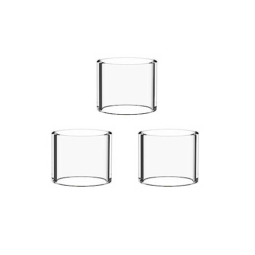 3 tubi di ricambio per serbatoio in vetro dritto a bolle di grasso per ambizione Mods Bishop MTL Rta Tank H: 18.9 mm