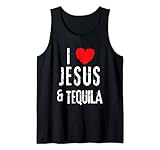 Grunge vintage I Love Jesus & TEQUILA tipografía, cristiana. Rompehielos, iniciador de conversación. Para adultos que aman a Jesús y quieren que el mundo lo sepa Cristianos, misioneros, todos los que aman a Jesús