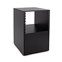RACK FOR HOME AND PROFESSIONAL STUDIOS - The Studio Rack Cabinet by Gear4music provides 8U (19") of rack space. You can use this as a stand-alone unit or as an extension to your current layout. The cool, contemporary, black finish will blend in with ...