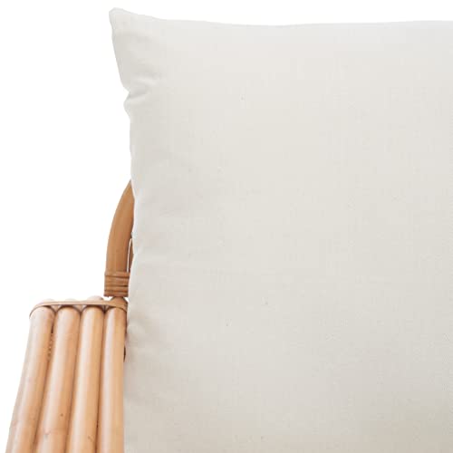 Sillón con cojín natural blanco madera miniatura 4