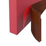 Upgraded Door Draft Stopper for Large Gap,Widened Door Sweep Seal Gap Up to 1-2/5' for Interior,...