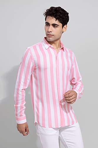 Image of U-Turn Casual Shirt for Men || Shirt for Men Stylish || Men Stylish Shirt || Men Printed Striped Shirt