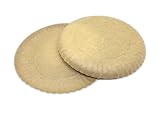 Salaet 50 Platos Redondos de Cartón Kraft Desechables - 25 cm Diámetro - Platos 100% Reciclables Ideales para Servir Comida, Hostelería, Repostería y Pastelería