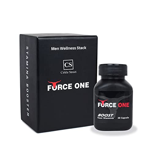CIRKLE STREET Force One Testosterone Sports Supplement For Men | Muscle, Performance and Energy Support Capsules with Tribulus Terrestris, Ashwagandha, Kaunj Beej – Pack of 30 Capsules CIRKLE STREET Force One Testosterone Sports Supplement For Men | Muscle, Performance and Energy Support Capsules with Tribulus Terrestris, Ashwagandha, Kaunj Beej – Pack of 30 Capsules