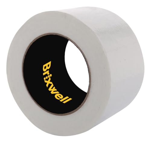 BRIXWELL Clear Filament Strapping Tape 3 Inch x 60 Yard Made in The USA