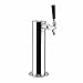 Produktbild WindWilder Edelstahl Biersäule Zapfhahn Biertower Bierspender Zapfanlage Bierturm Zapftower rund Schanksäule Einkopf Faucet Edelstahl Biere Bierspender (1 Hähne)