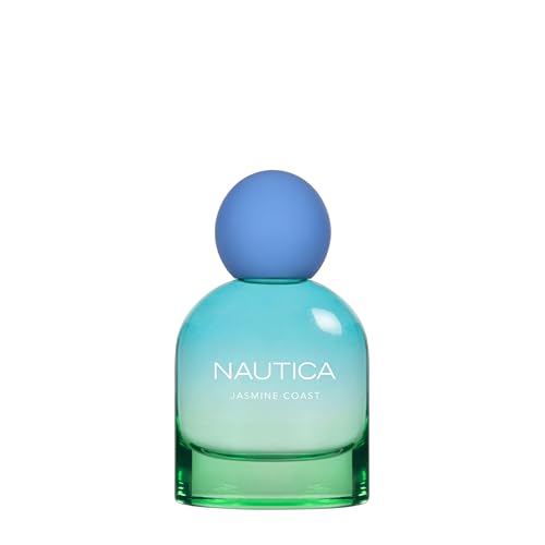 Nautica for Her Jasmine Coast Eau De Parfum, Profumo Mood-Boosting, Calmo & Rilassante, Fragranza Floreale-Fruttata, Formula Vegana, Fragranza a Lunga Durata 50 ml