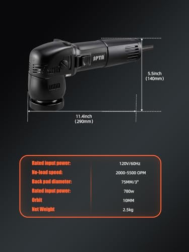 SPTA Mini Dual Action Orbital Polisher